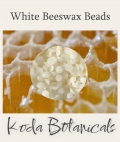 Beeswax Beads 40g White